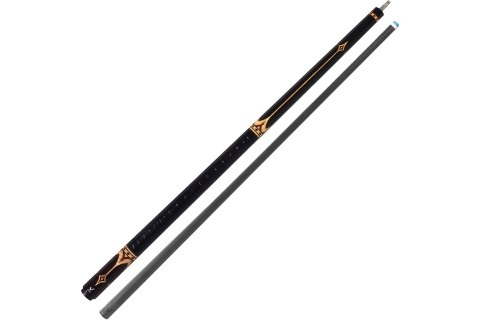 Kij bilardowy 2-cz. EVO Crown-1 Royal Black - Black Leather Wrap MAX