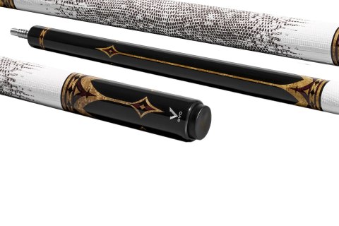 Kij bilardowy 2-cz. EVO Crown-2 Royal Black - White Leather Wrap MAX