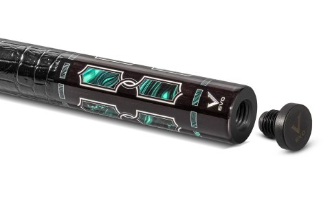 Kij bilardowy 2-cz. EVO Luna-1 Malachite Eclipse MAX
