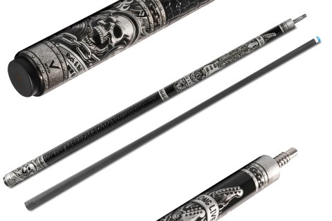 Kij bilardowy 2-cz. EVO Rebel-1 Black Leather Wrap