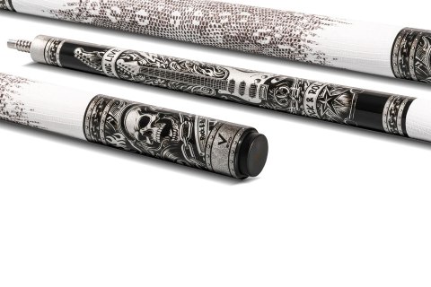 Kij bilardowy 2-cz. EVO Rebel-2 White Leather Wrap