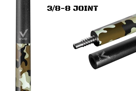 Kij bilardowy 2-cz. Rhino EVO Camo Desert