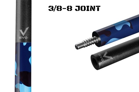 Kij bilardowy 2-cz. Rhino EVO Camo Navy