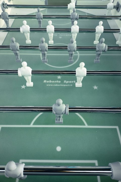 Stół do piłkarzyków ERMES TR Grey - Roberto Sport