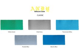 Sukno bilardowe ANDY Classic - różne kolory