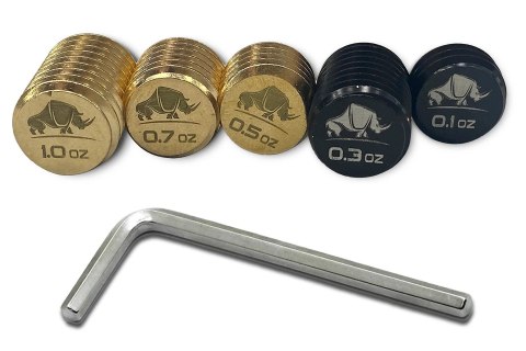 Zestaw śrub wagowych Rhino z imbusem