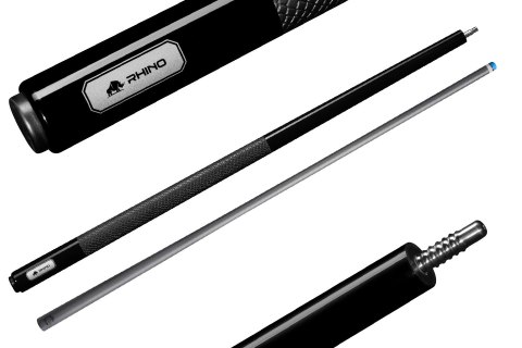 Kij bilardowy 2-cz. Rhino LUMINAX - Jet Black SW