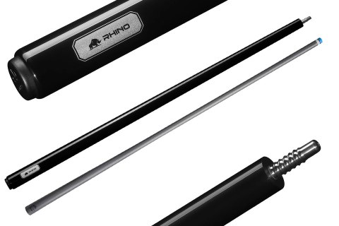 Kij bilardowy 2-cz. Rhino LUMINAX - Jet Black